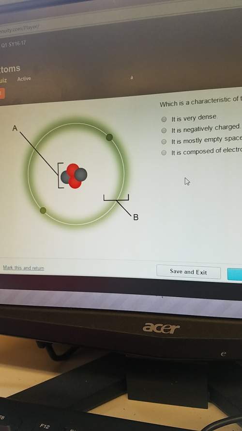 Which is a characteristic of the atom marked a
