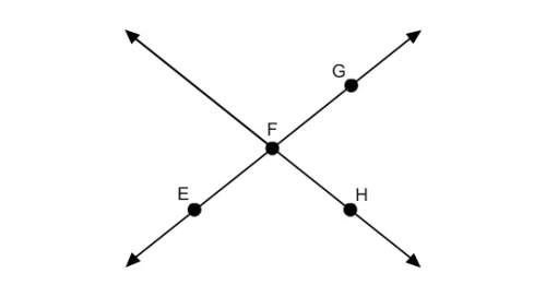 Are e, f, and h collinear? if so, name the line on which they lie.