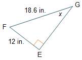 Which is the best approximation for the measure of angle egf? 32.8° 40.2° 49.8° 57.2°