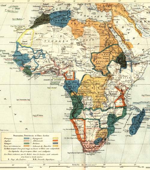 1)what can you infer from the maps regarding who is responsible for determining africa’s political b