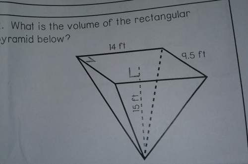 Whats the volume of the rectangular pyramid below