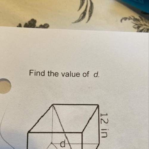What is d and how would i find its value