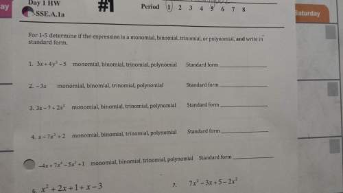 Idon't need an answer but can someone explain how to do numbers 1-5?