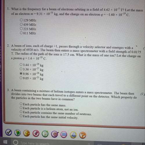 With physics questions #1 and #3. !