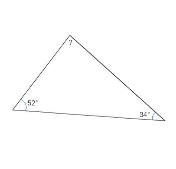What is the measure of the missing angle?  * i'm a christian.