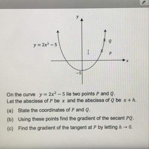 Coordinates, gradient and tangent work (see image). are my answers correct? - a.