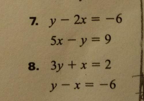 2questions! solve the linear system using substitution. show work me