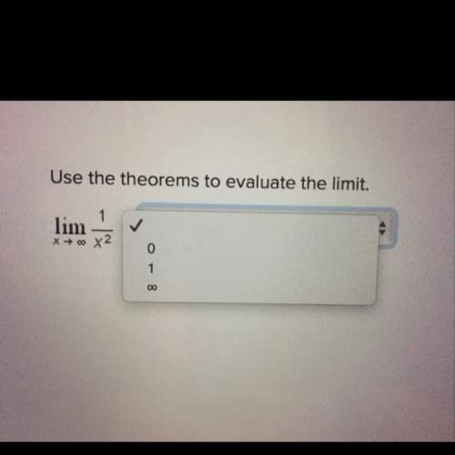 Evaluate the limit, answer choices on picture