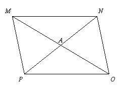 Find am in the parallelogram if pn = 12 and ao = 3