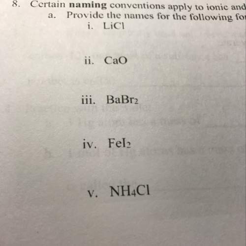 Certain naming conventions apply to ionic and covalent substances. provide the names for the followi