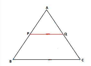 The triangle midsegment theorem states that in a triangle, the segment joining the midpoints of any