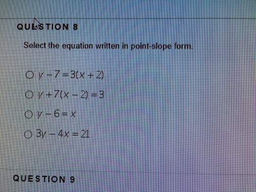 Select the equation written in point-slope form.