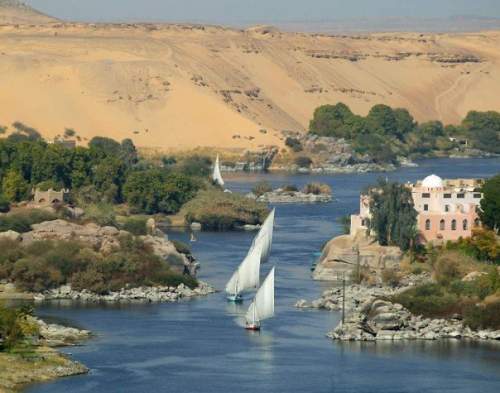 Based on what you learned about the nile river and egypt, a mostly desert country, and what you know