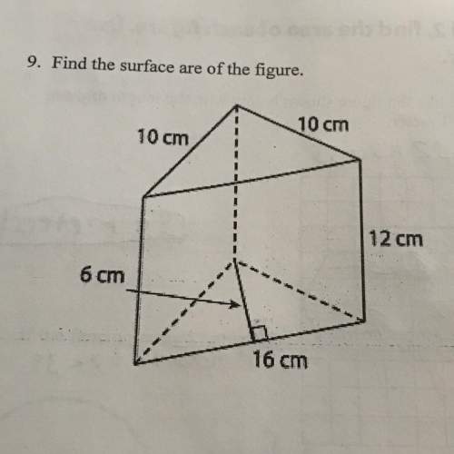 (look at pic) find the surface area of the figure