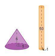 Which solid has a greater volume? a. figure a has a greater volumeb. f