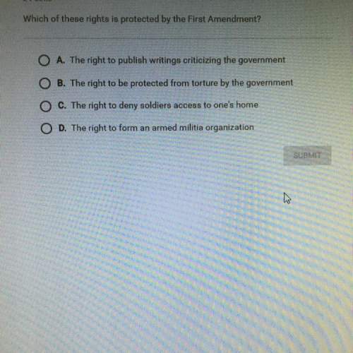 Which of these rights is protected by the first amendment
