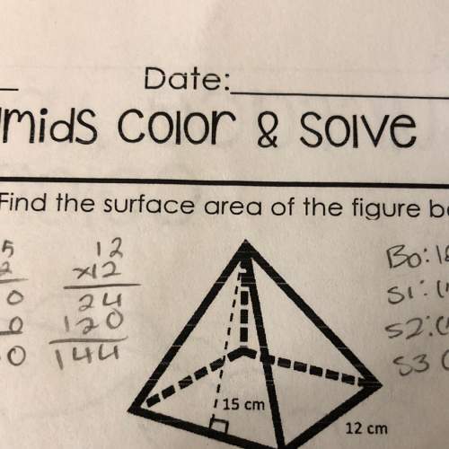 What is the surface area of a triangular pyramid if the base is 12 by 12 and each triangle is 12 by