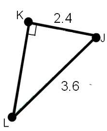 Find the length of line segment kl. here are the choices:  a) 5.4 b) 5.25 c) 2.7