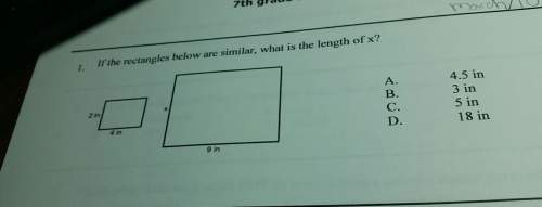 If the rectangle below are similar what is the length of x