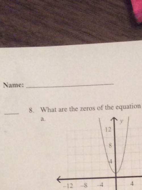 Ineed with this simple math question. "what are the zeros of the equation 4x^2 = 4" explain every