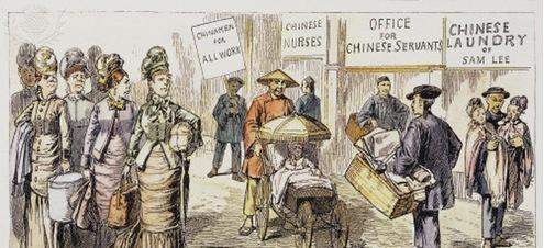 The cartoon below was created in the late 1800s:  which of the following does this cart