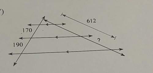 How do you find missing sides of a triangle