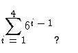 What is the sum of the geometric series ?