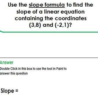 question is attached.it is on slope.