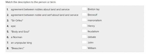 Match the descriptions to the correct answer