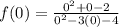 f(0)=\frac{0^2+0-2}{0^2-3(0)-4}