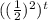 ((\frac{1}{2} )^2)^t