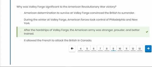 Why was valley forge significant to the american revolutionary war victory?  . it i allowed the fren