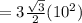 =3\frac{\sqrt{3} }{2}(10^{2})