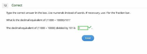 What is the decimal equivalent of (11000 + 10000)/101?  the decimal equivalent of (11000 + 10000) di