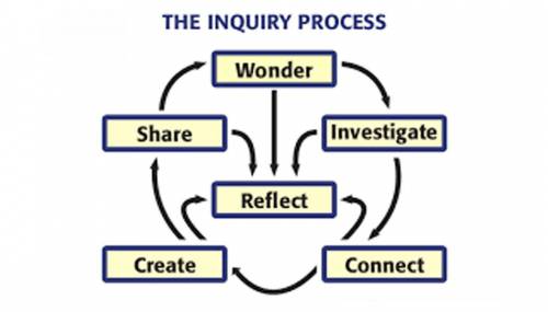 Which of the following is not a step in the inquiry process a. classify b. summarize c. investigate