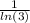 \frac{1}{ln(3)}