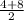 \frac{4+8}{2}