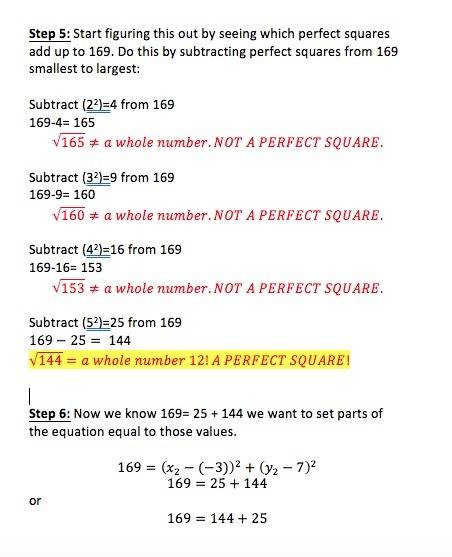 The length of a line segment is 13 units one end point of a line segment is(-3,7) find four. second