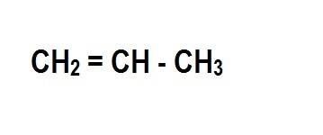 What is the geometry around the left-most carbon in the molecule ch2chch3?