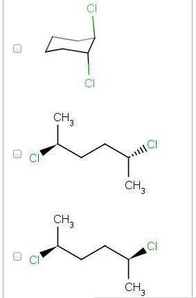 Choose the compounds from the list below whose samples may be optically active.