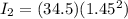 I_2 = (34.5)(1.45^2)
