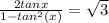 \frac{2tanx}{1-tan^2(x)} =\sqrt{3}