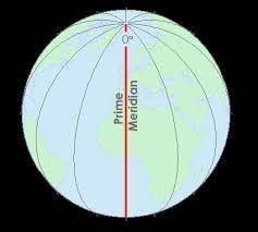 What is the correct definition of a meridian  a. the mid point between the north and south poles b.a