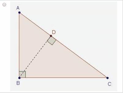Which construction can you use to prove the pythagorean theorem based on similarity of triangles?