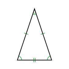 In isosceles triangle the length of the base is twice shorter than the length of a leg. the perimete