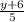 \frac{y+6}{5}