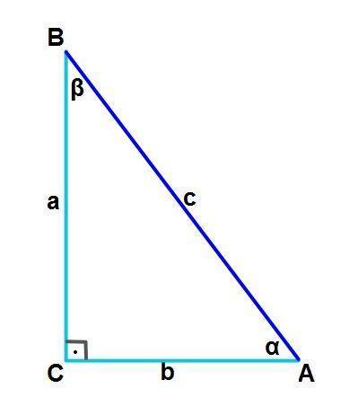 What is the relationship between the sine and cosine of complementary angles in a right triangle?