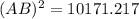 (AB)^2 = 10171.217