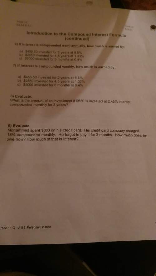 Can someone me with question number 9 ?