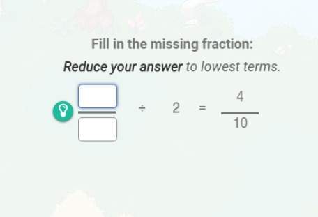 Fill in the missing fraction. i need on this, i'm very confused.